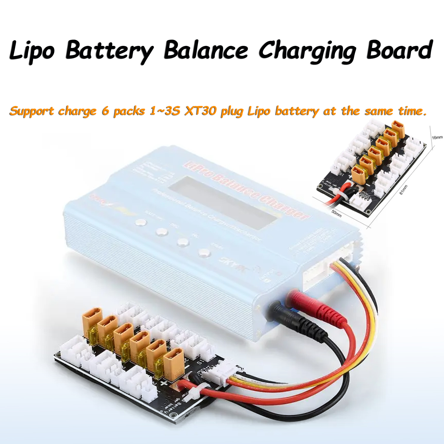 Drone Battery Parallel Board - RC Lipo Battery Parallel Charging Board