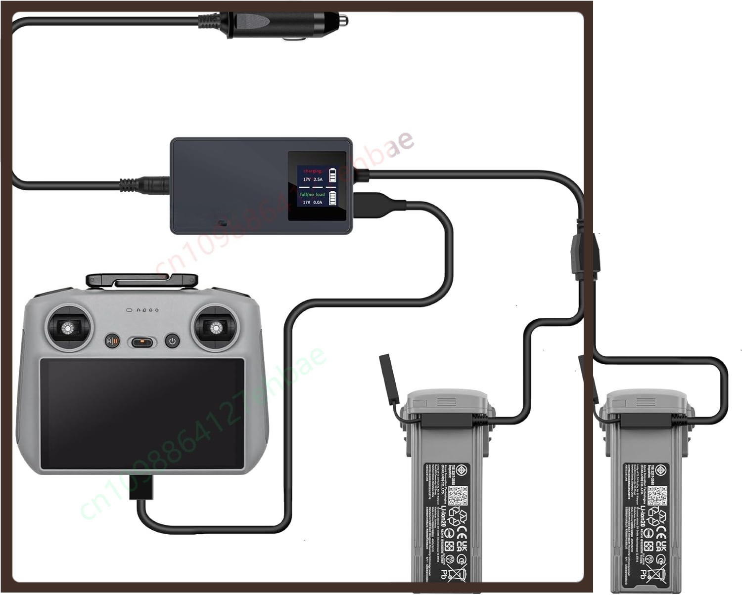 LCD battery car charger for DJ - Drone Battery 3S avaliação e preço