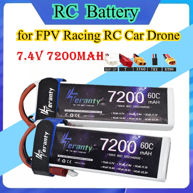 Upgrade 2S 7.4V 7200mAh 60C 6S - Drone Battery 6S avaliação e preço