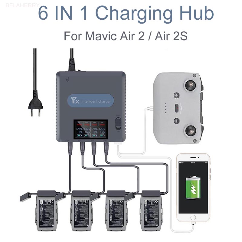 6 in 1 Digital display Battery - Drone Battery Smart avaliação e preço