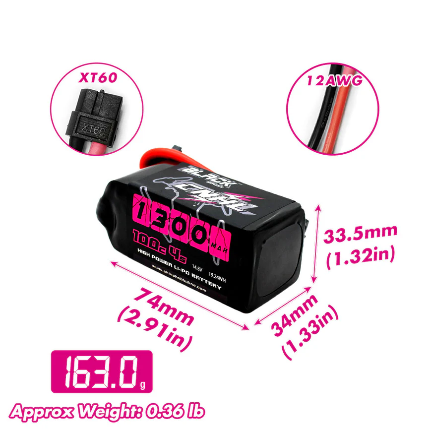 2PCS CNHL 4S 14.8V Lipo Batter - Drone Battery 4S avaliação e preço