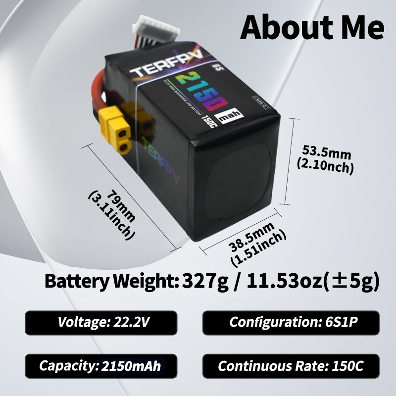 TERFPV Lipo Battery 6S 22.2V 1 - Drone Battery Lipo avaliação e preço