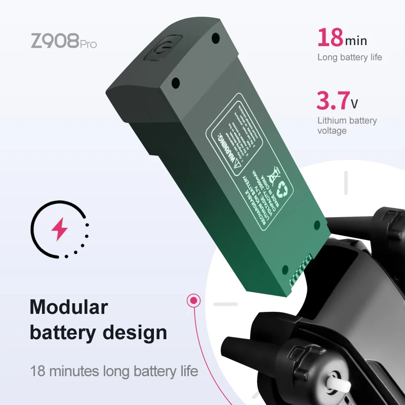 Z908 Pro Max Dron Battery 3.7V - Drone Battery Lipo avaliação e preço