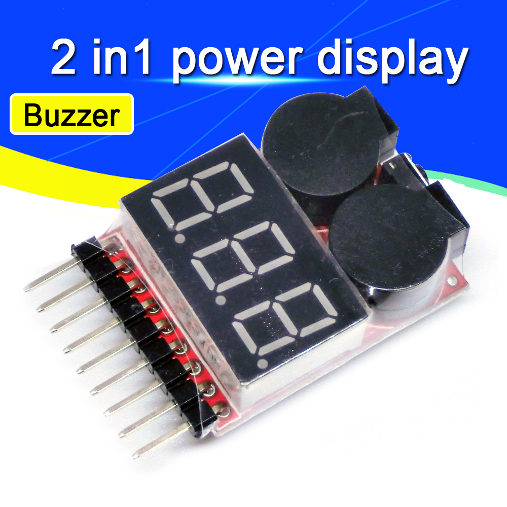 For 1S/2s/3s/4s/5s/6s/7s/8s Lo - Drone Battery Alarm avaliação e preço