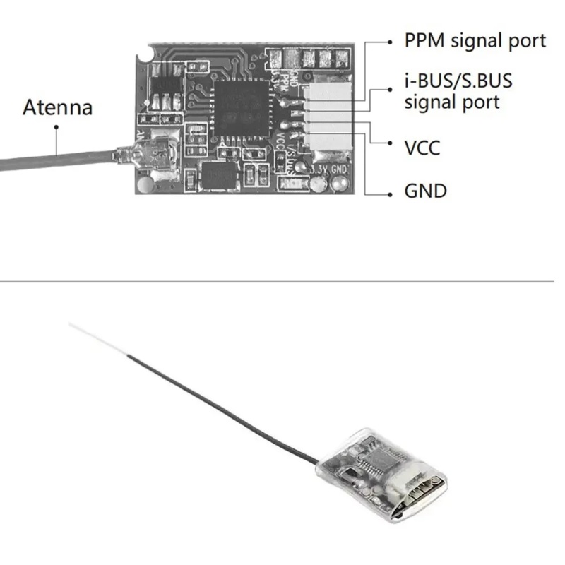 Flysky FS-8A 8CH 18CH Mini Rec - Drone Battery Plate avaliação e preço