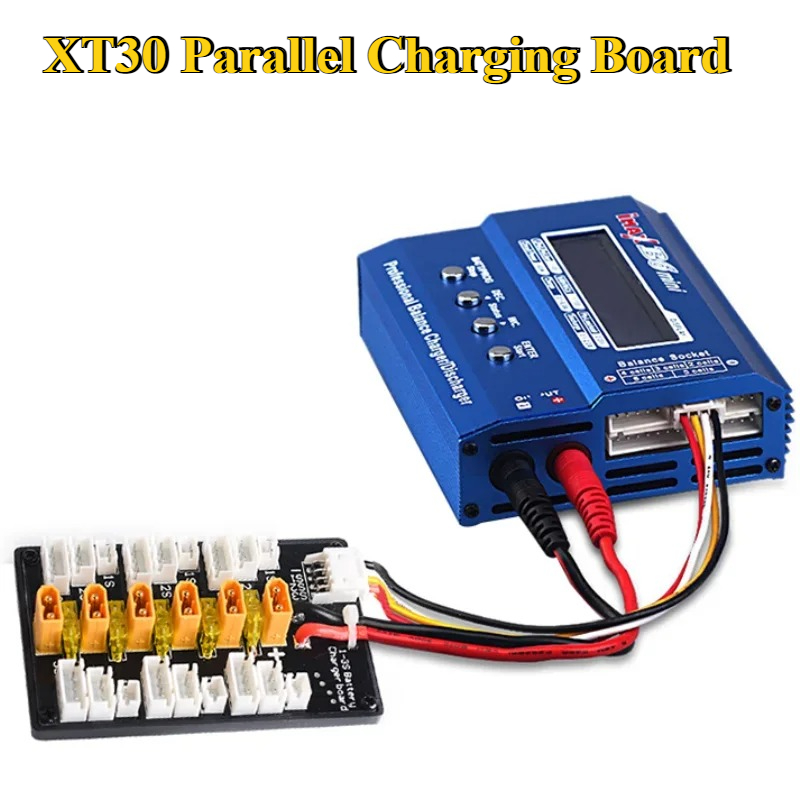 1-5Pcs 1S-3S 20A XT30 Plug Lip - Drone Battery Parallel Board avaliação e preço