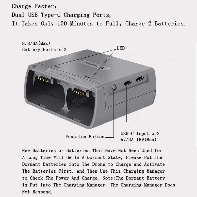 For DJI Mini 4K/MINI 2/Mini 2  - Drone Battery Smart avaliação e preço