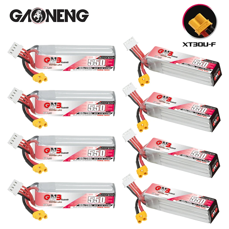 GNB HV 11.4V 550mAh 100C/200C  - Drone Battery Plate avaliação e preço