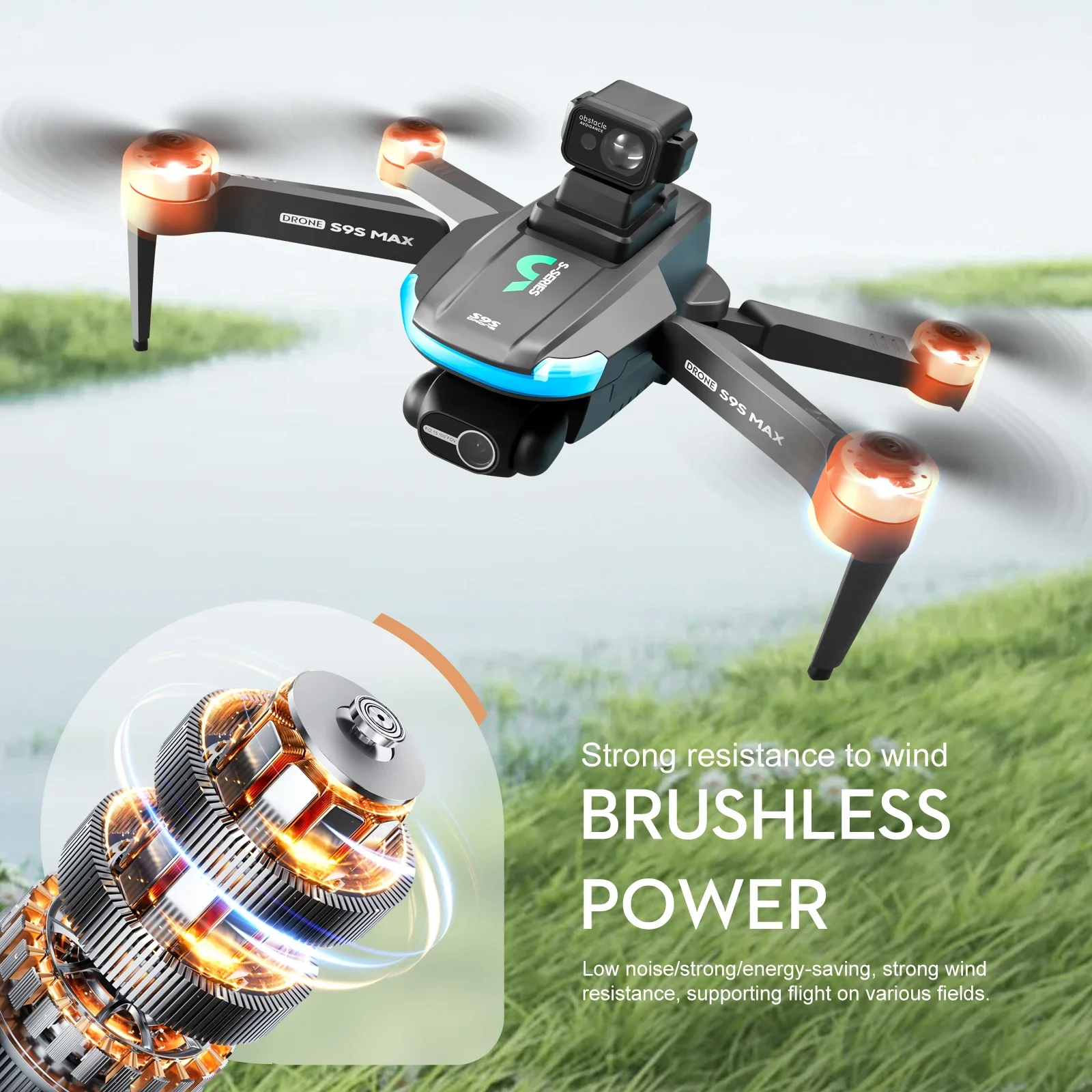NEW S9S MAX MINI Drone 4K 2-Ax - Drone Battery Case avaliação e preço