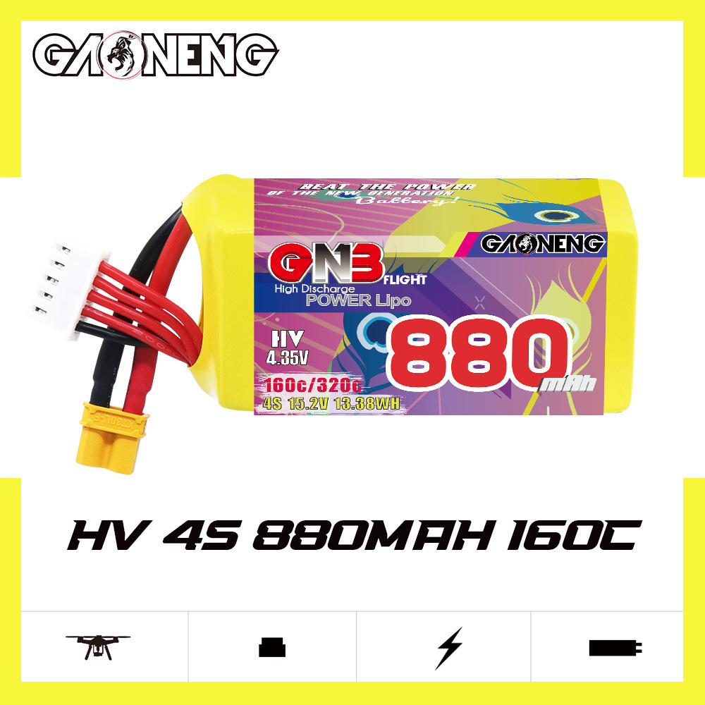 GNB 4S 880mAh 15.2V 160C/320C  - Drone Battery Plate avaliação e preço