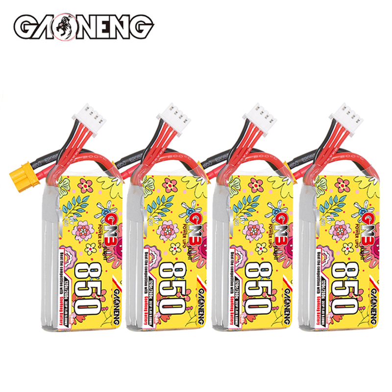 Upgraded GNB 4S 15.2V 850mAh L - Drone Battery 4S avaliação e preço
