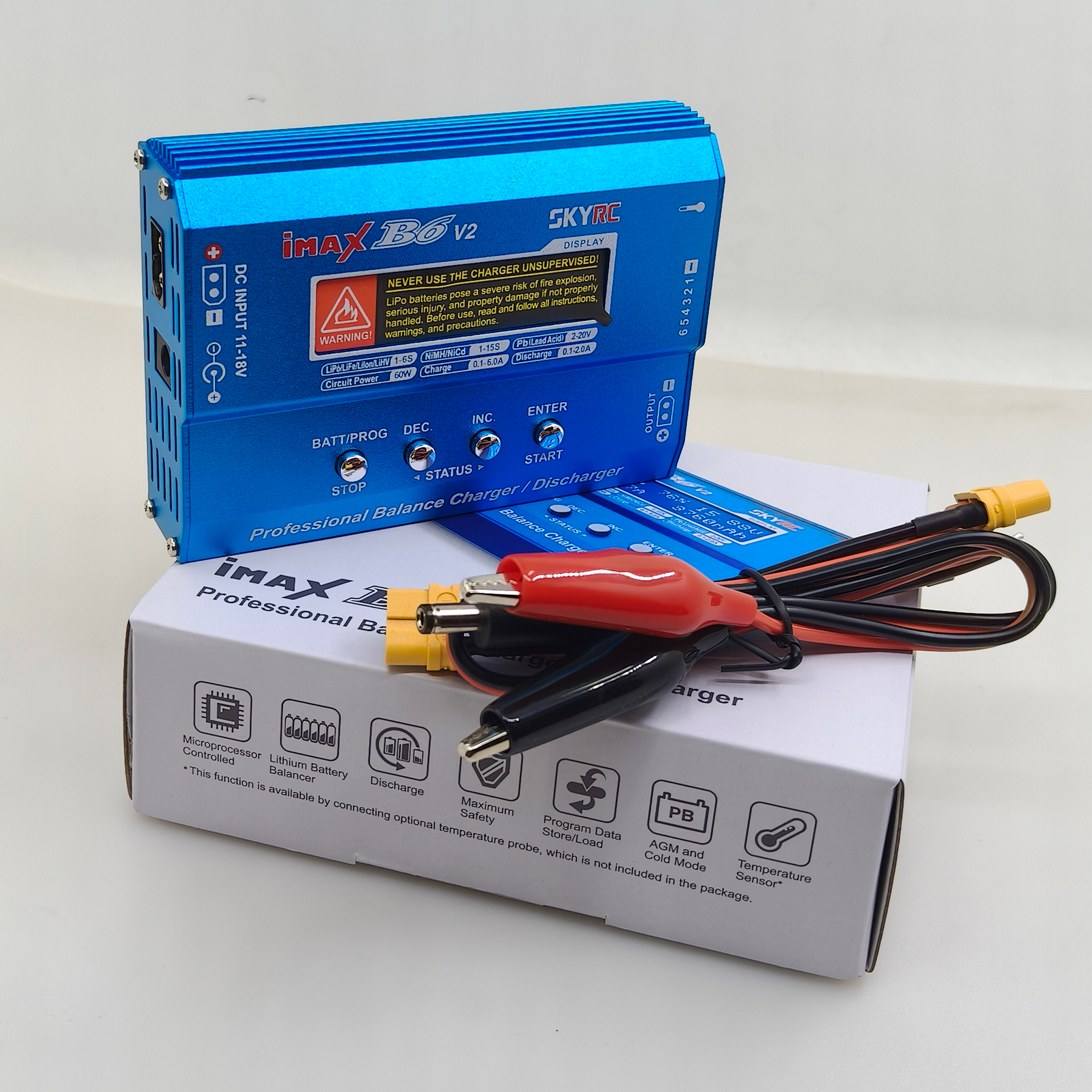 IMAX B6 / B6AC 80W T/XT60plug  - Drone Battery Balance Charger avaliação e preço