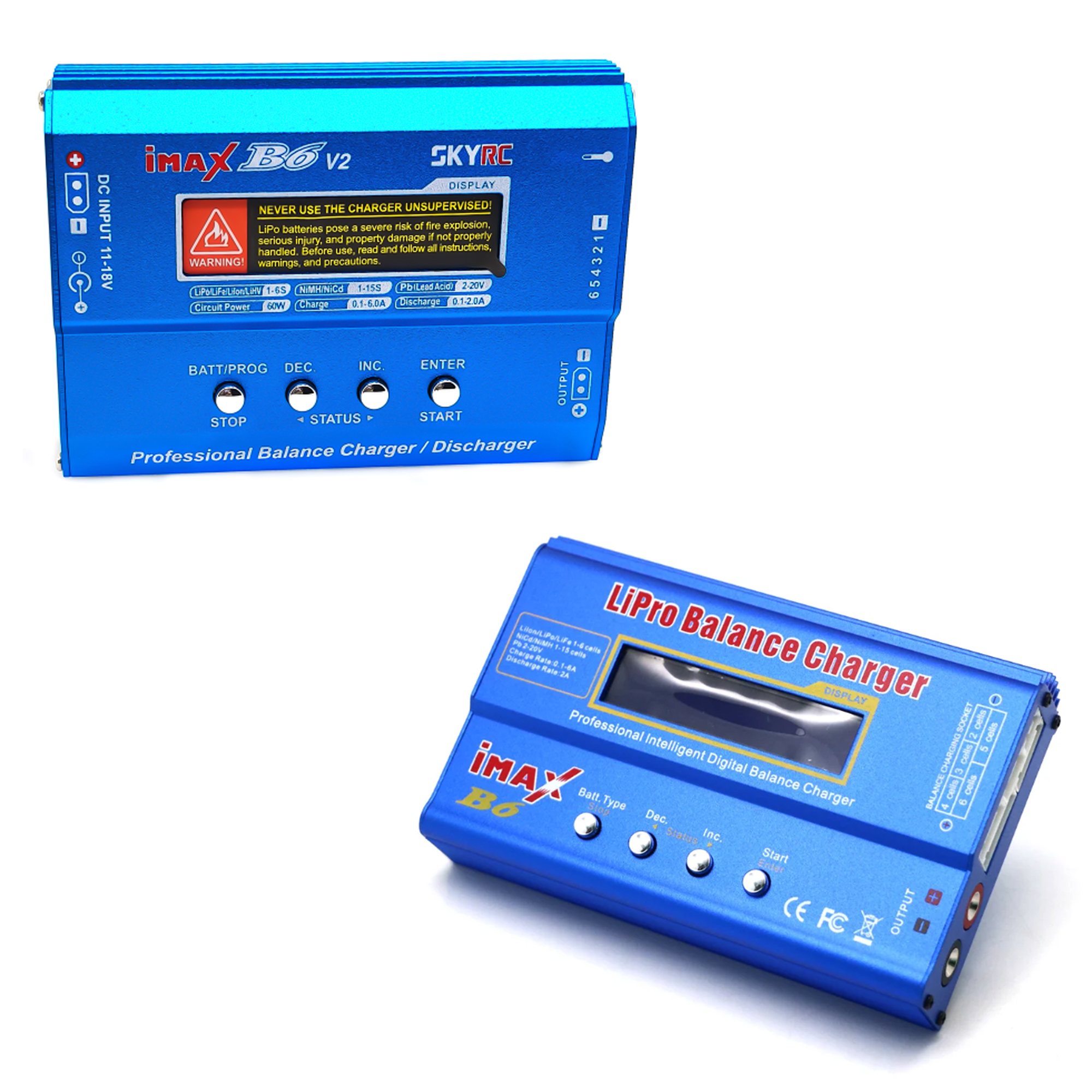 IMAX B6 / B6AC 80W T/XT60plug  - Drone Battery Balance Charger avaliação e preço