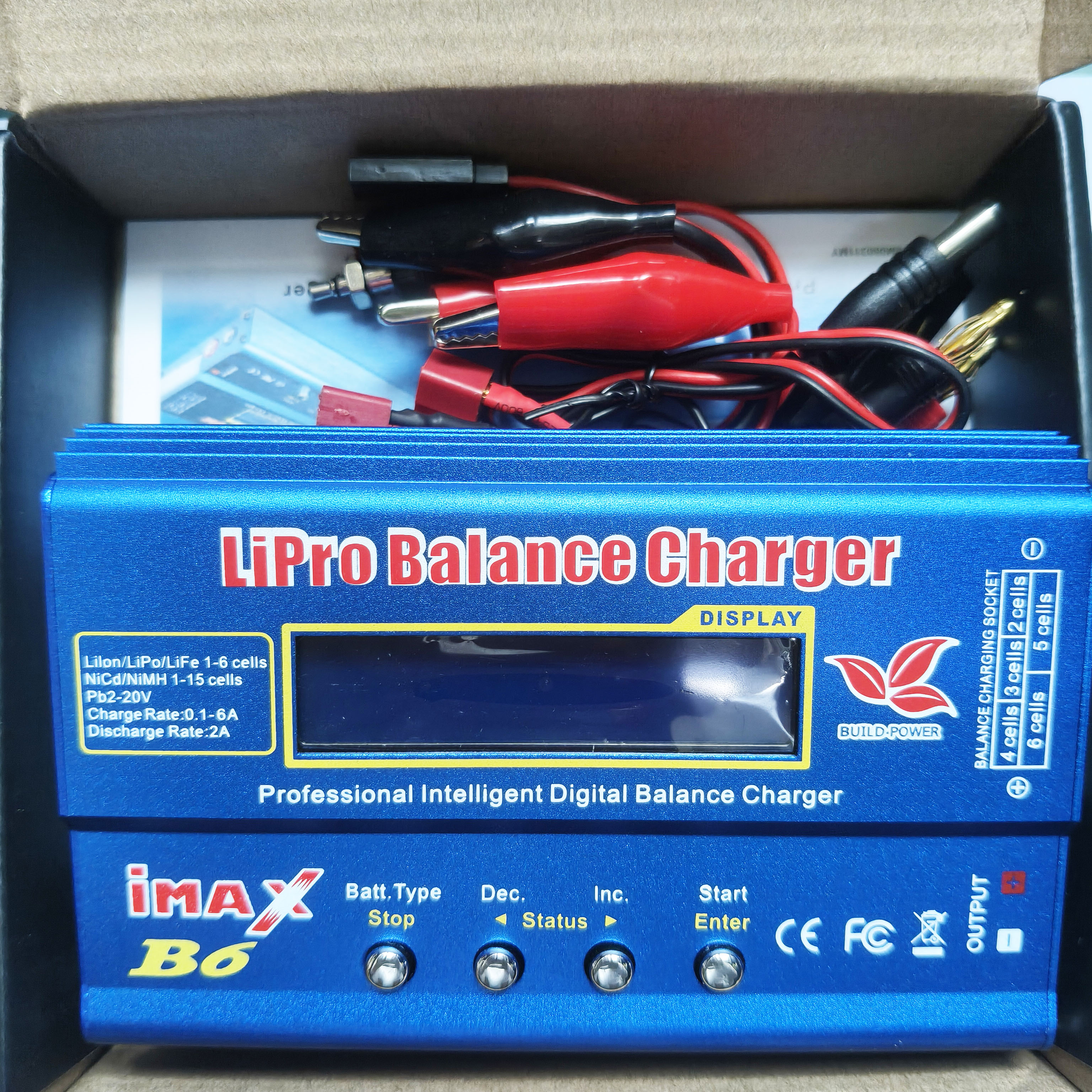 IMAX B6 / B6AC 80W T/XT60plug  - Drone Battery Balance Charger avaliação e preço
