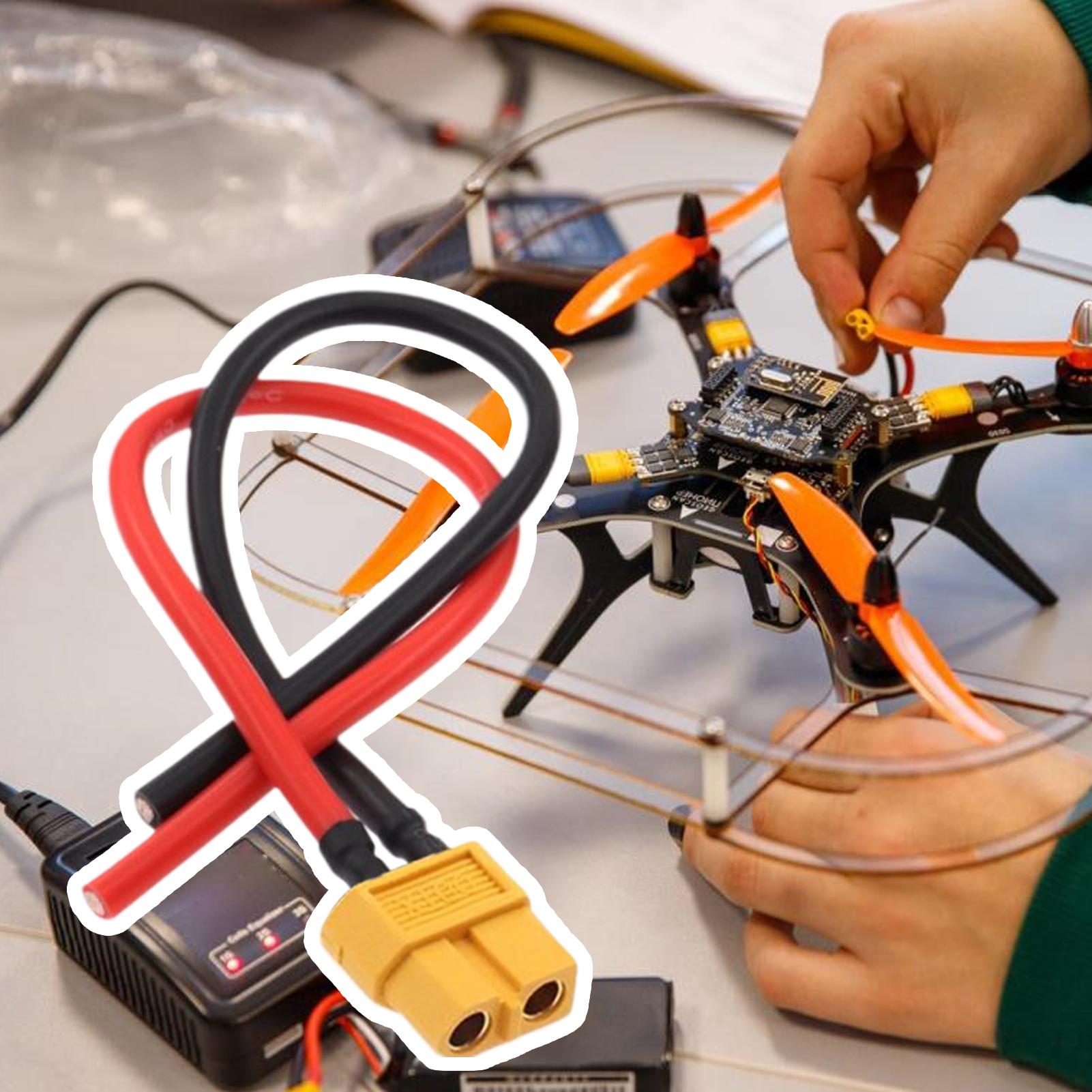 XT60 Male/Female Extension Cab - Drone Battery Connector avaliação e preço