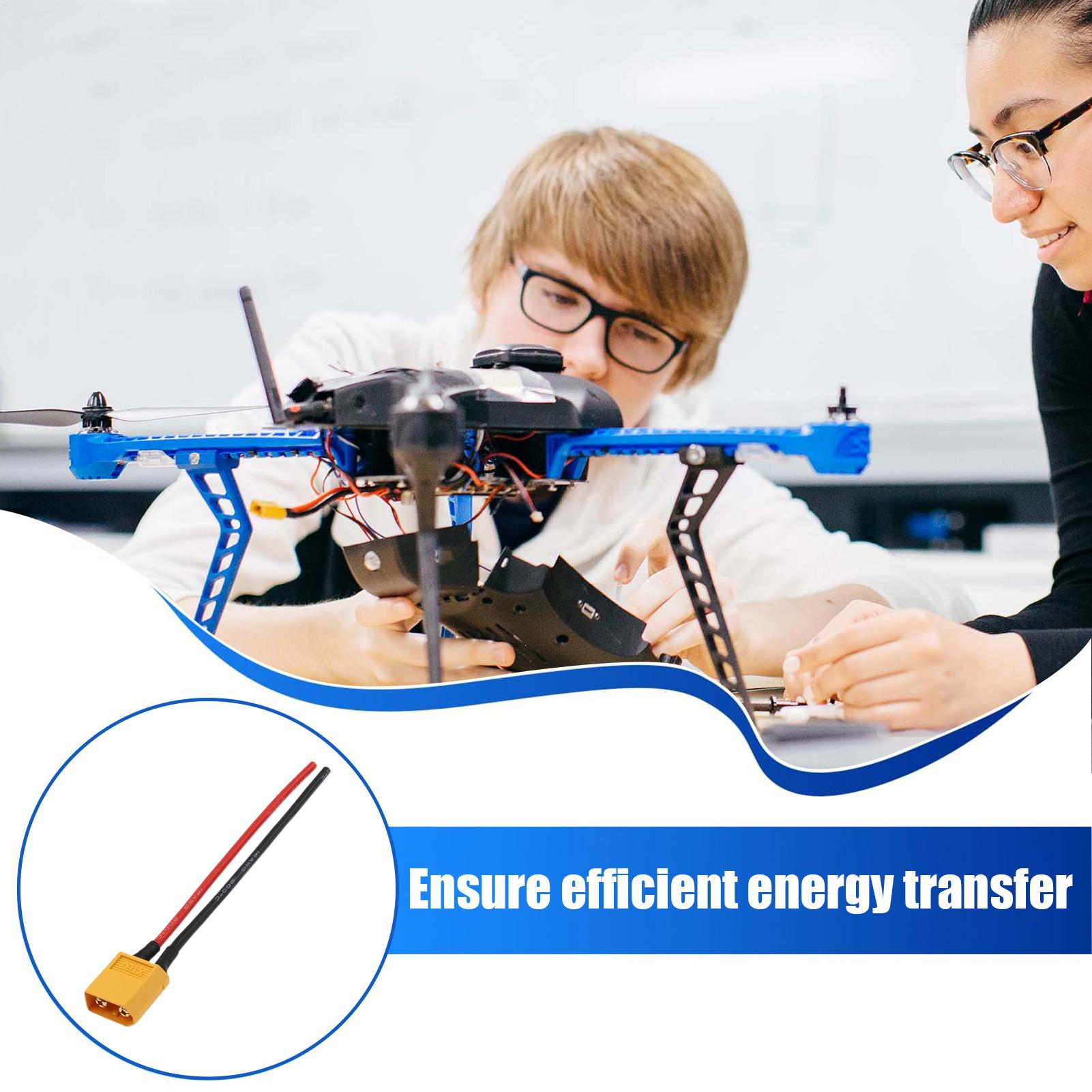 XT60 Male/Female Extension Cab - Drone Battery Connector avaliação e preço