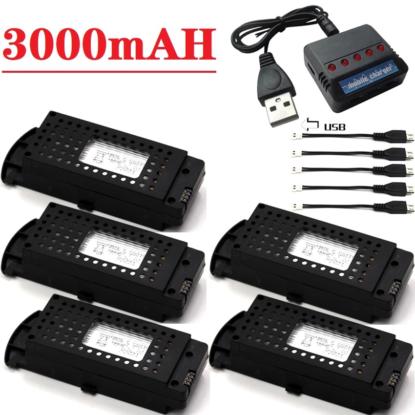 Q6 Drones Battery 3.7V 3000mAh - Drone Battery Li-Ion avaliação e preço