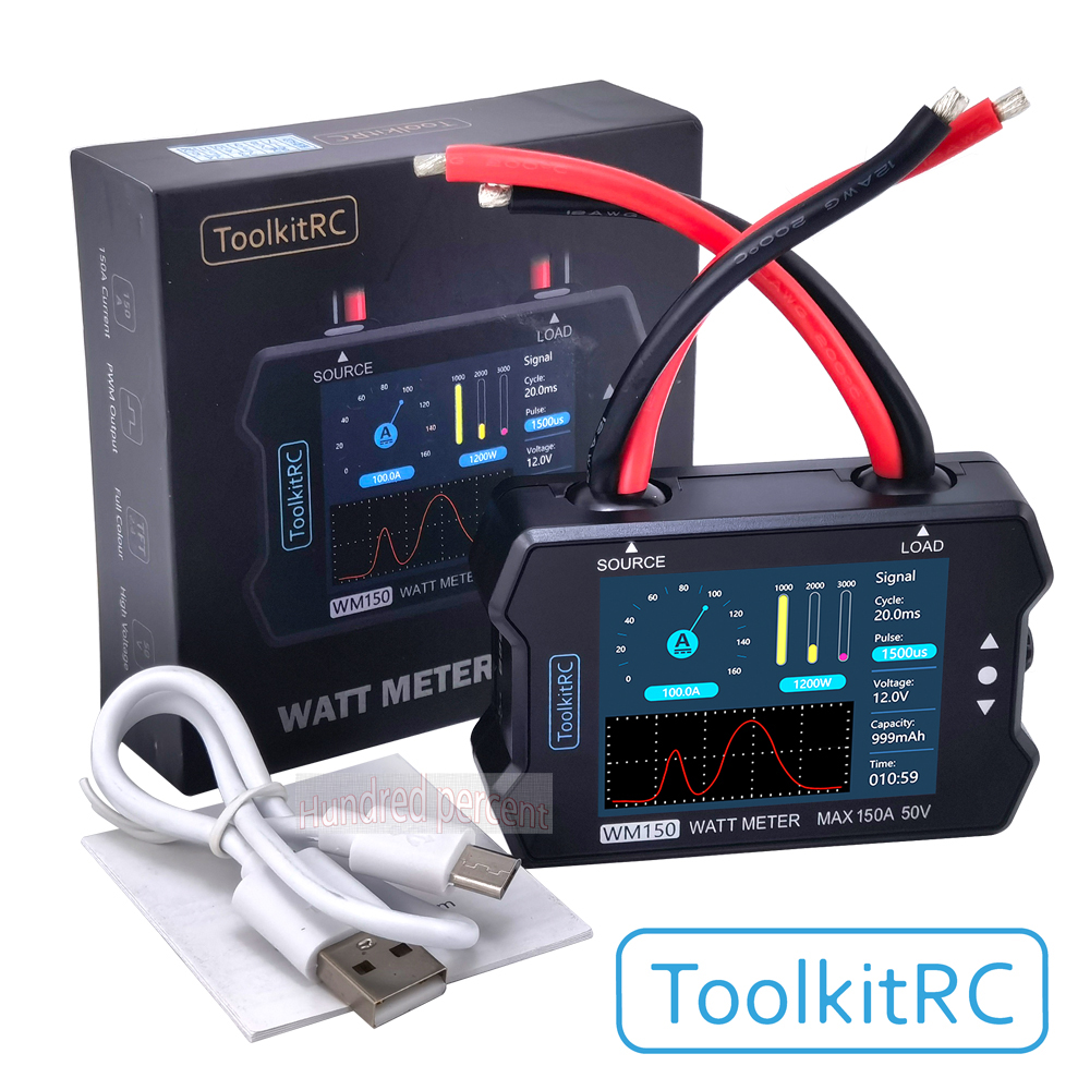ToolkitRC WM150 150A 50V Watt  - Drone Battery Voltage Checker avaliação e preço