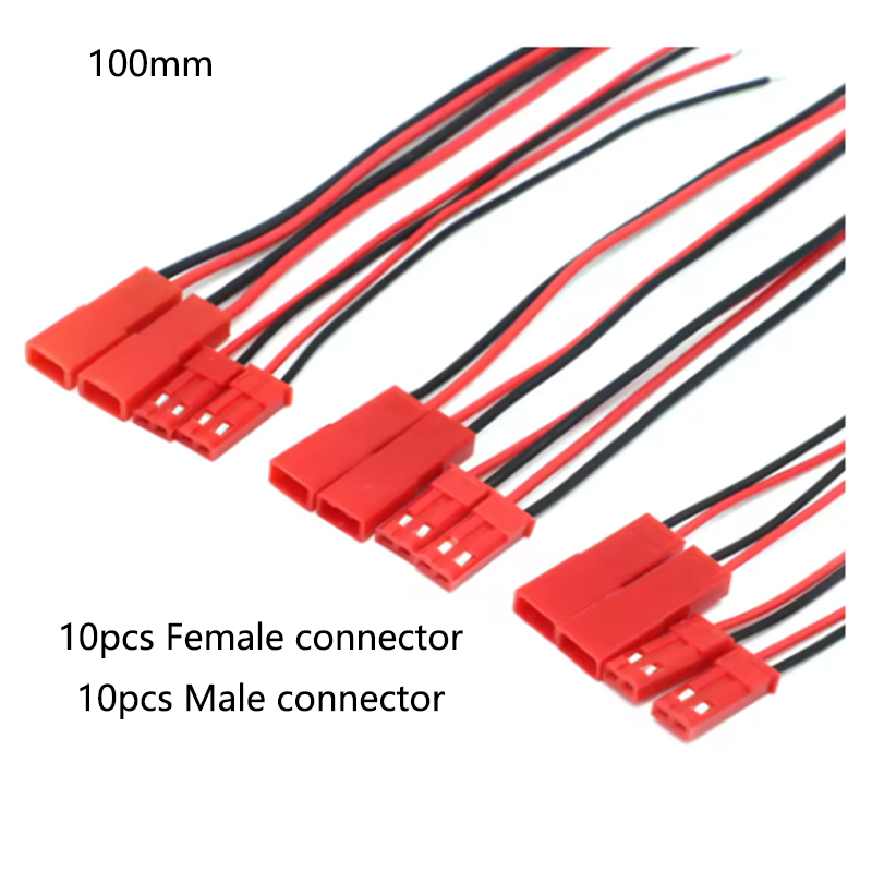 20pcs 100mm 150mm 200mm JST Ma - Drone Battery Connector avaliação e preço