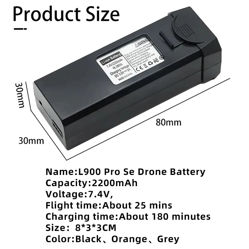 Battery L900 PRO SE Max Drone  - Drone Battery Li-Ion avaliação e preço