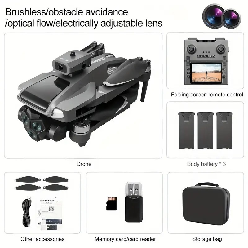 New M66 Triple Battery Brushle - Drone Battery Smart avaliação e preço