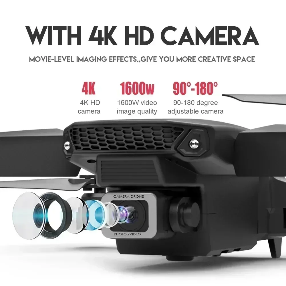 E88 Pro WIFI FPV Drone Wide An - Drone Battery Case avaliação e preço