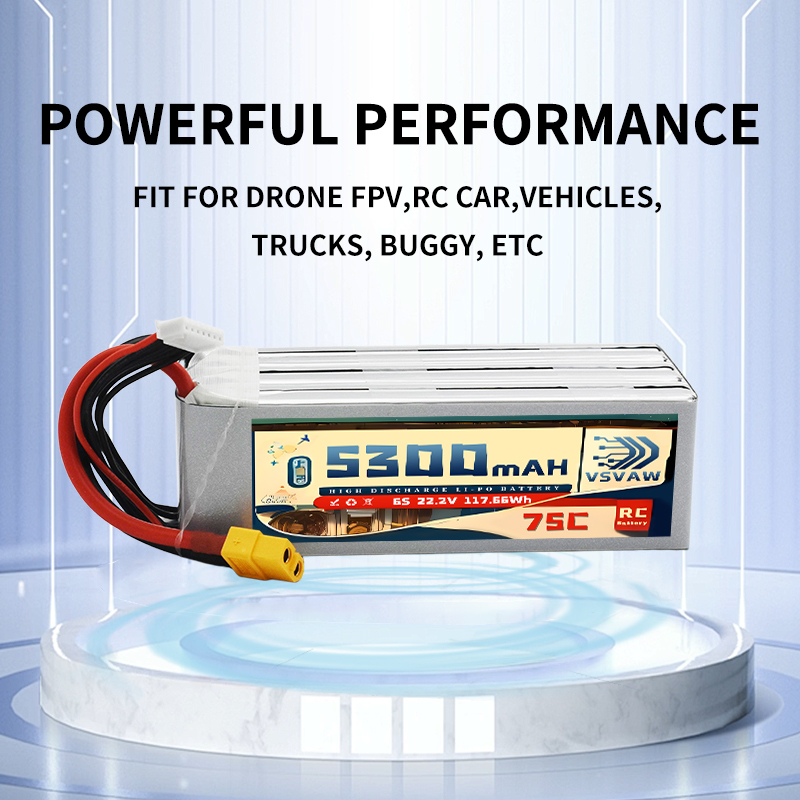 VSVAW 6S 5300mAh Lipo Battery  - Drone Battery Connector avaliação e preço