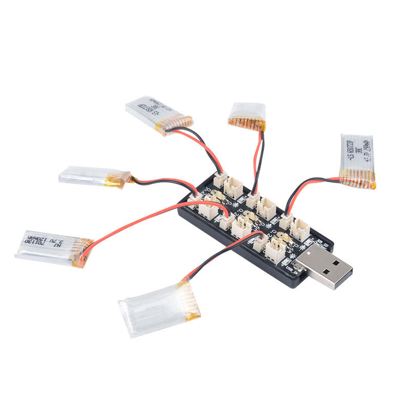 6CH USB 1S LiPo/LiHv 3.7V/4.2V - Drone Battery Connector avaliação e preço