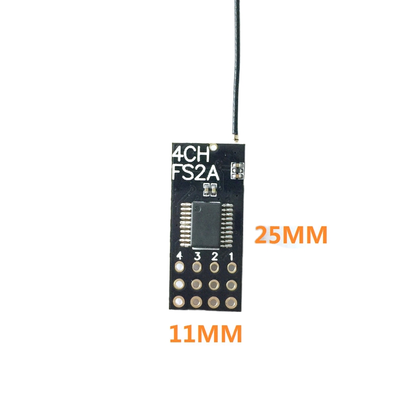 Flysky FS2A Mini Receiver 4CH  - Drone Battery Plate avaliação e preço