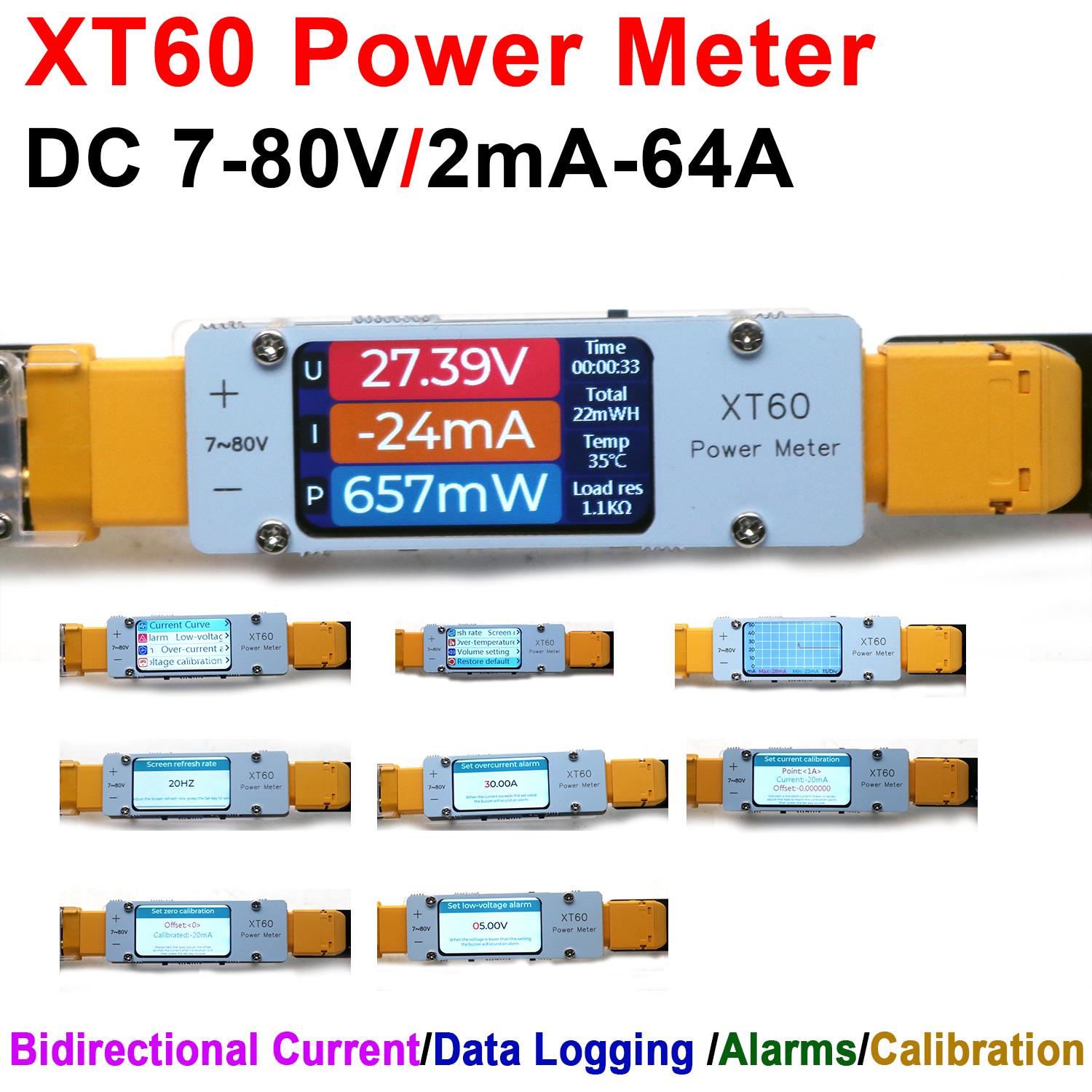 DC 7-80V 64A Bidirectional Pow - Drone Battery Alarm avaliação e preço