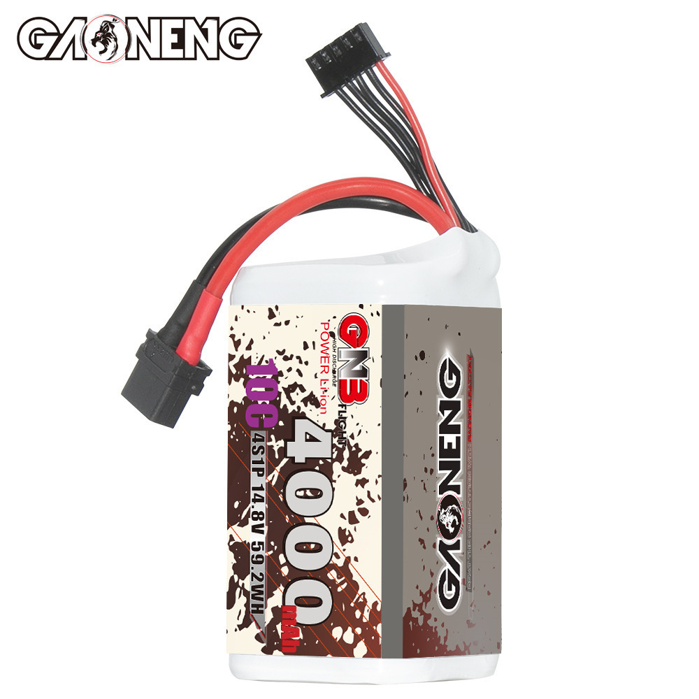GNB 4000mAh 4S 14.8V 10C 20C W - Drone Battery Plate avaliação e preço