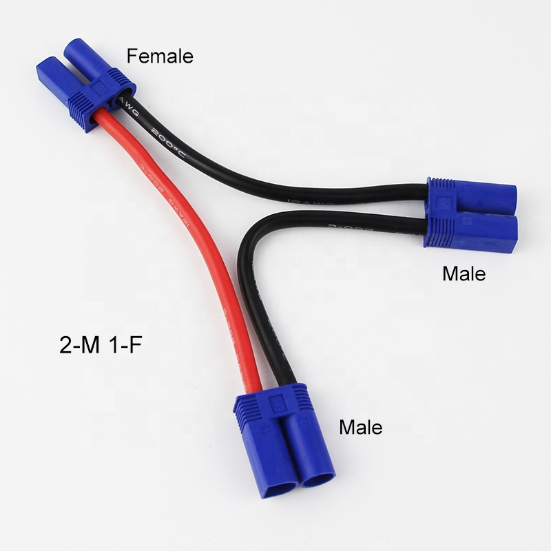 10PCS EC5 Series 12AWG 100mm S - Drone Battery Connector avaliação e preço