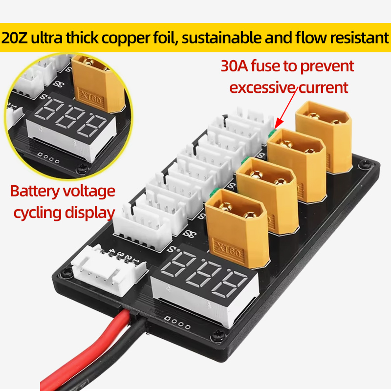XT30 XT60 Lipo Battery Paralle - Drone Battery Parallel Board avaliação e preço