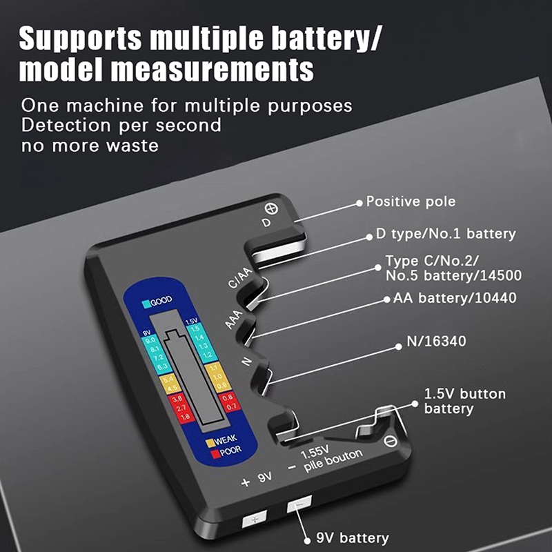 Mini Digital Battery Tester, C - Drone Battery Voltage Checker avaliação e preço