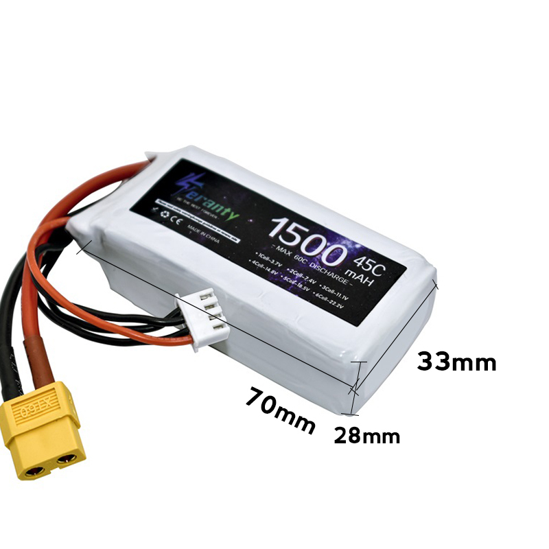 TERANTY 3s 45C 11.1V 1500mah L - Drone Battery 3S avaliação e preço