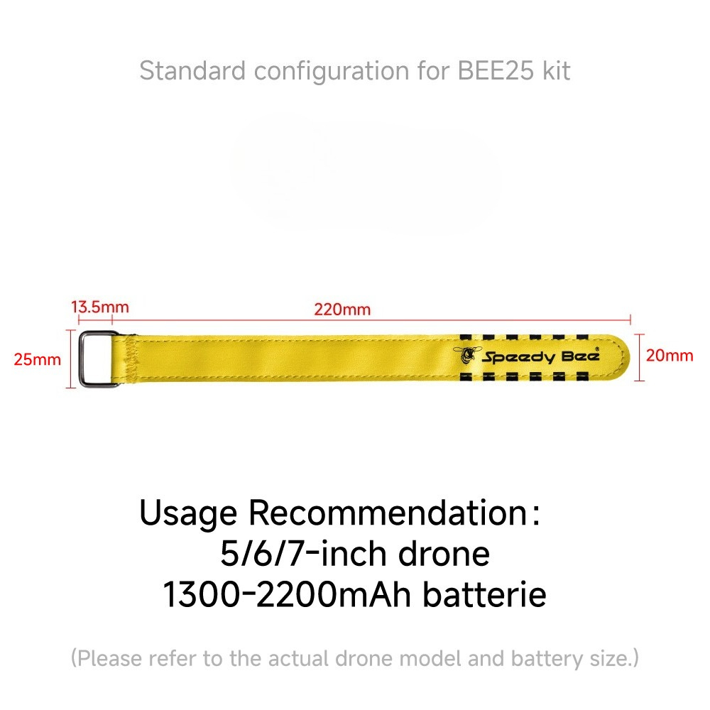 SpeedyBee FPV Lipo Battery Tie - Drone Battery Strap avaliação e preço