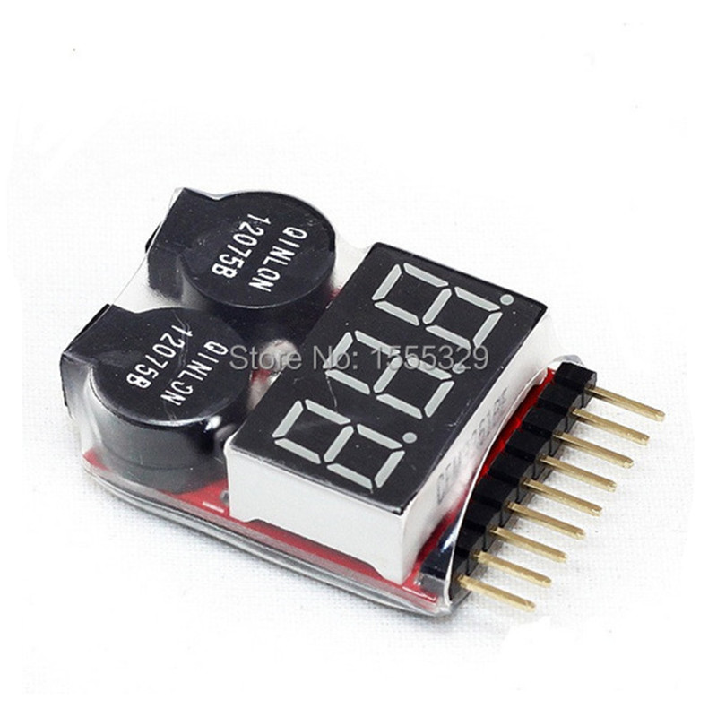 2Pcs 1S-8S LiPo Battery Voltag - Drone Battery Voltage Checker avaliação e preço