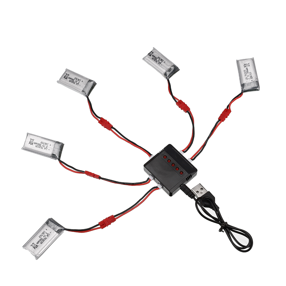 3.7V 380mAh Lipo Battery With  - Drone Battery Charger avaliação e preço