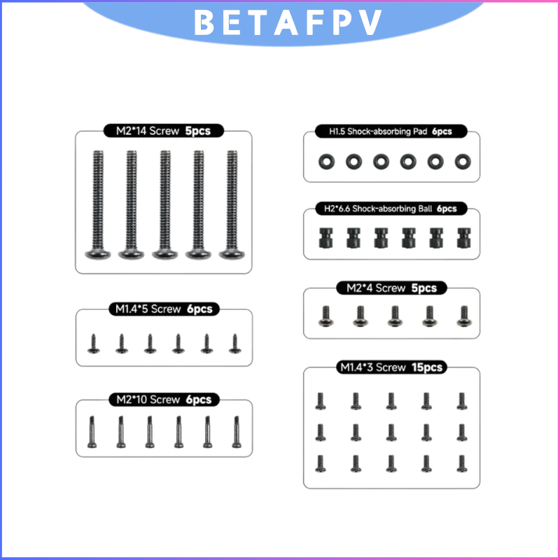BETAFPV Drone Screw Pack Assor - Drone Battery Bag avaliação e preço