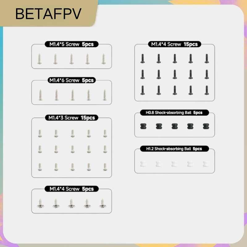 BETAFPV Drone Screw Pack Compa - Drone Battery Bag avaliação e preço