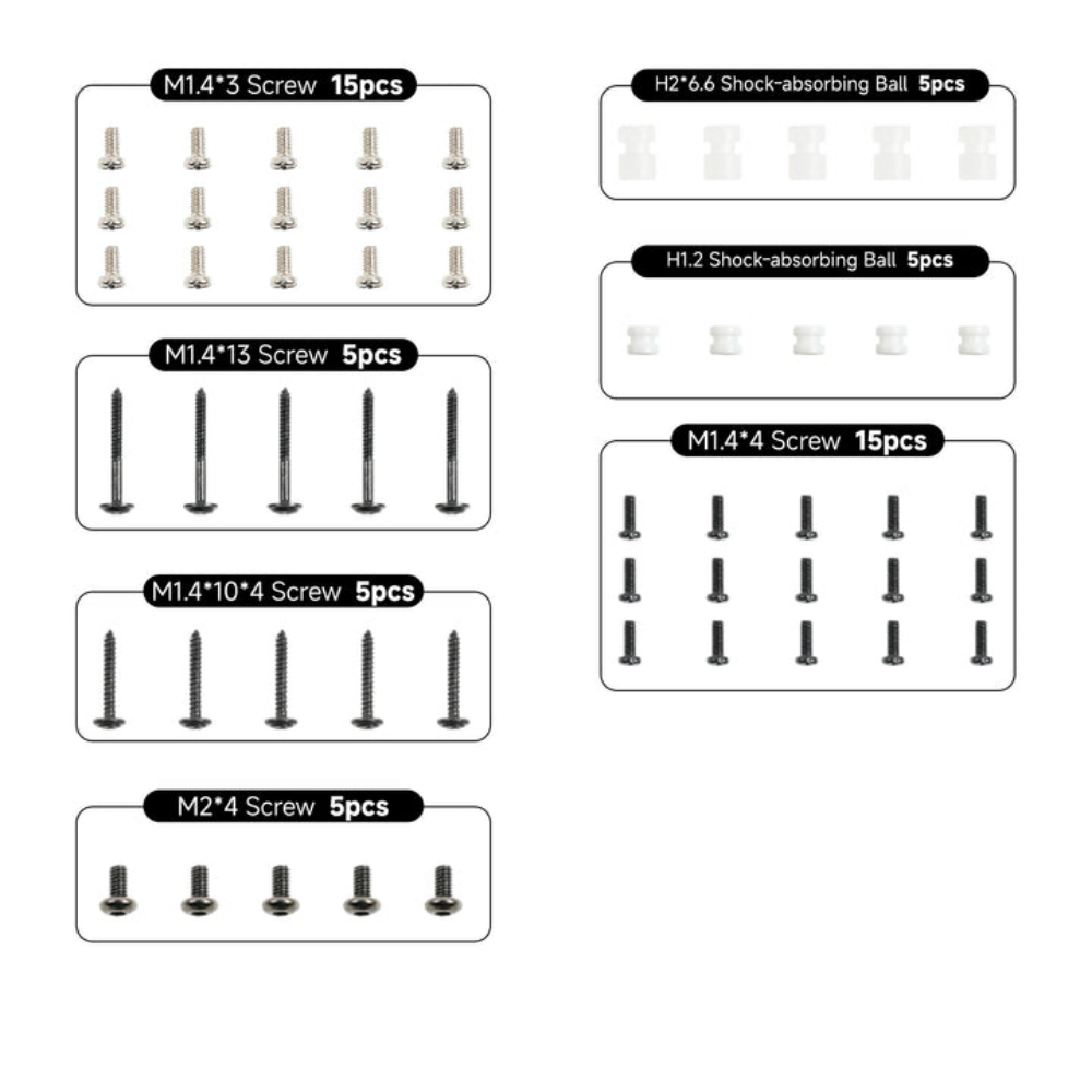 BETAFPV Drone Screw Pack Compa - Drone Battery Bag avaliação e preço