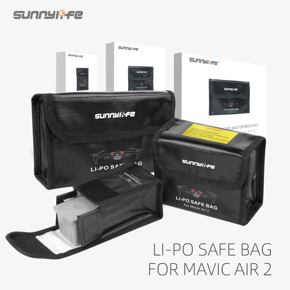 For DJI AIR 2S LiPo Safe Bag E - Drone Battery Bag avaliação e preço