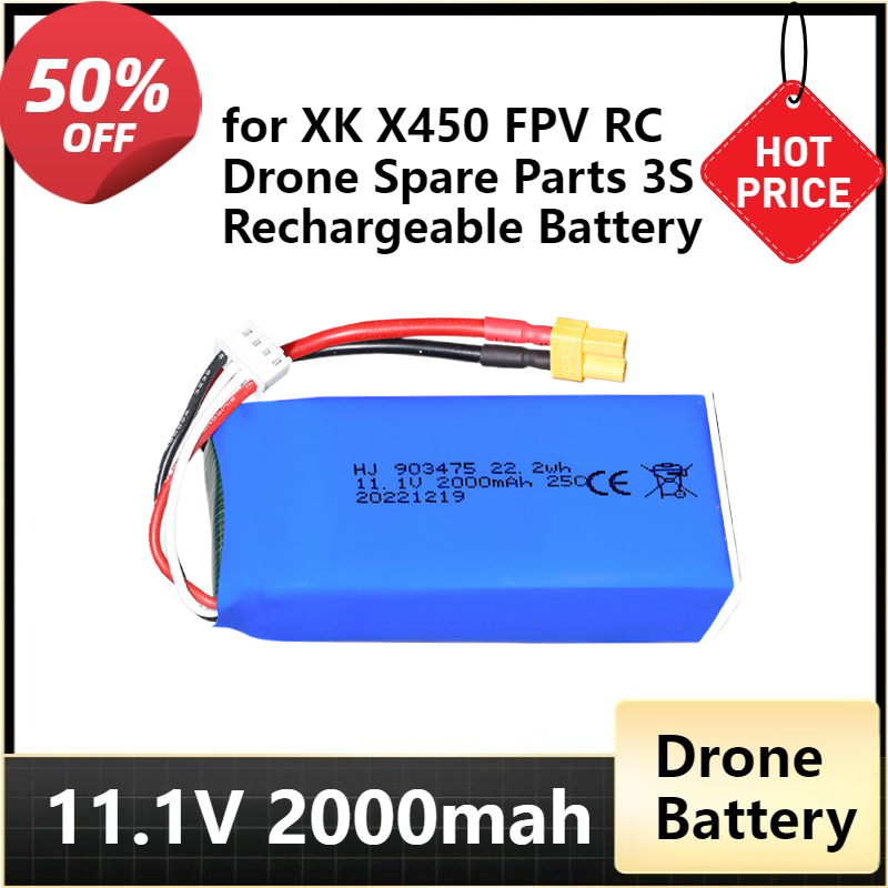 XT30 Plug 11.1v 2000mAh Lipo B - Drone Battery 3S avaliação e preço