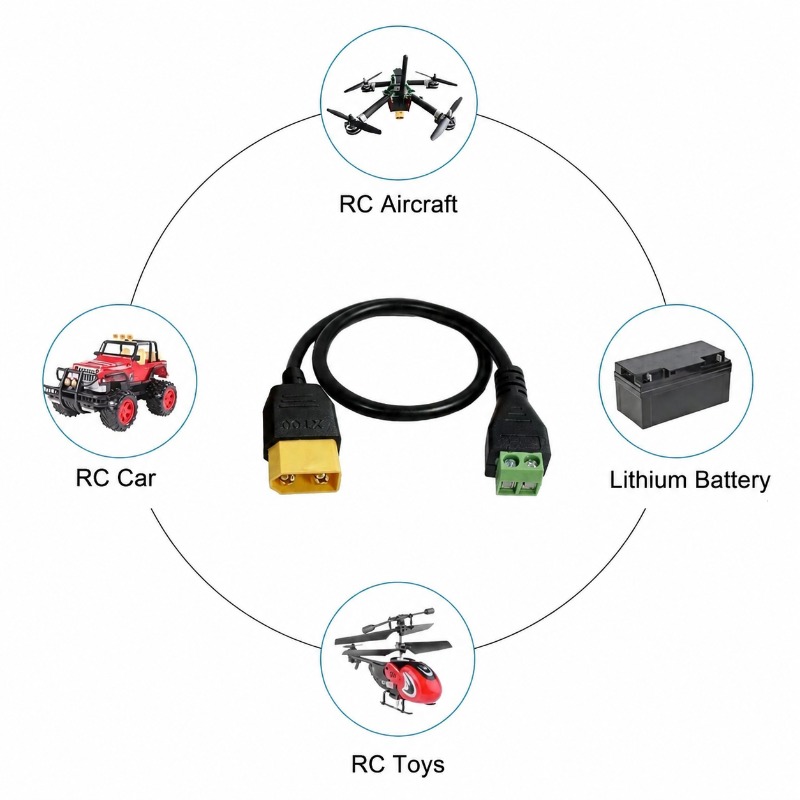 XT60 Connector Male Female To  - Drone Battery Connector avaliação e preço