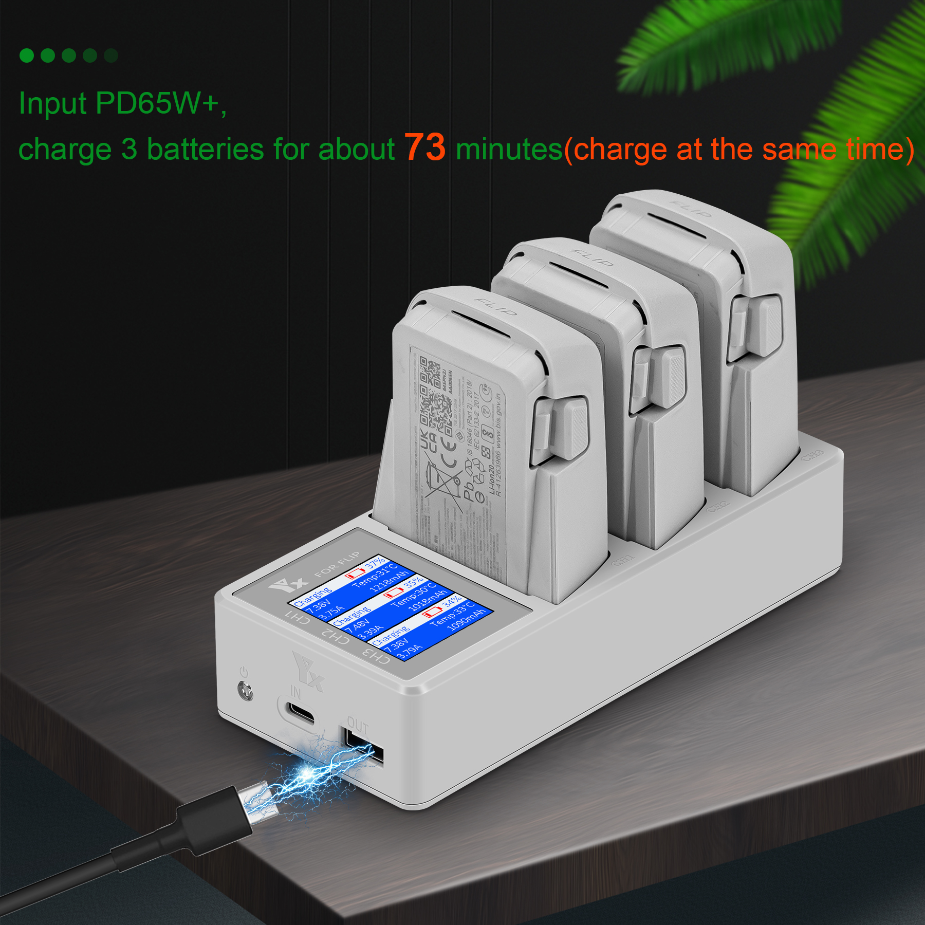 3 IN 1 Battery Charger For DJI - Drone Battery Parallel Board avaliação e preço