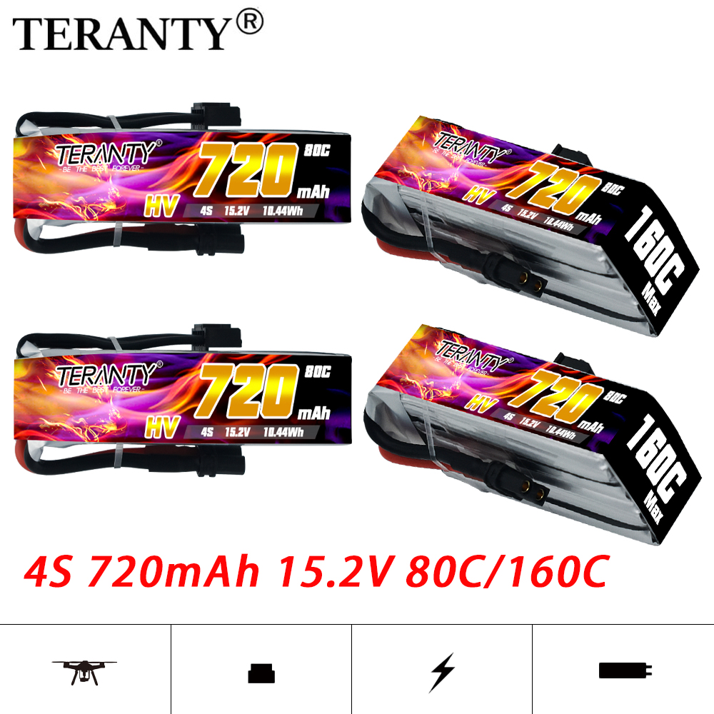 TERANTY 720mAh 4S 15.2V HV Lip - Drone Battery Plate avaliação e preço