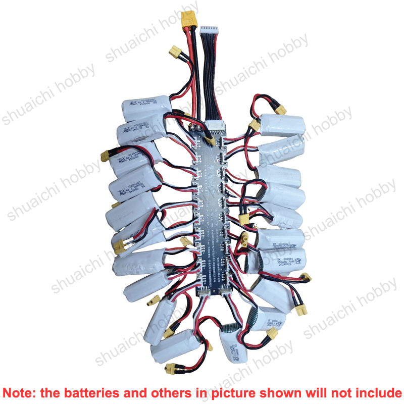 1PCS 2S (7.4V) Battery Paralle - Drone Battery Parallel Board avaliação e preço