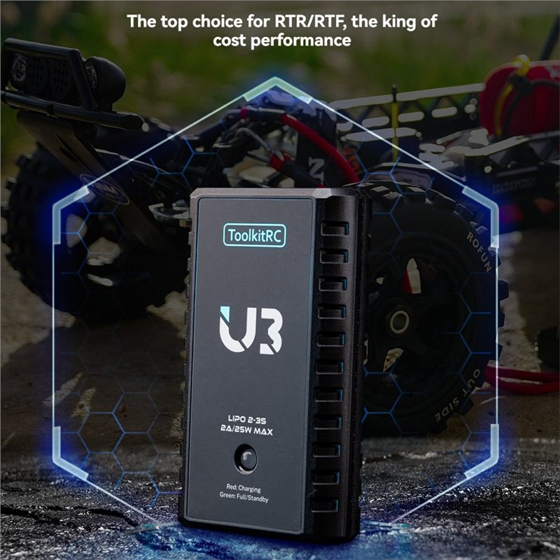 Toolkitrc U3 Battery 2A 25W 2- - Drone Battery 3S avaliação e preço