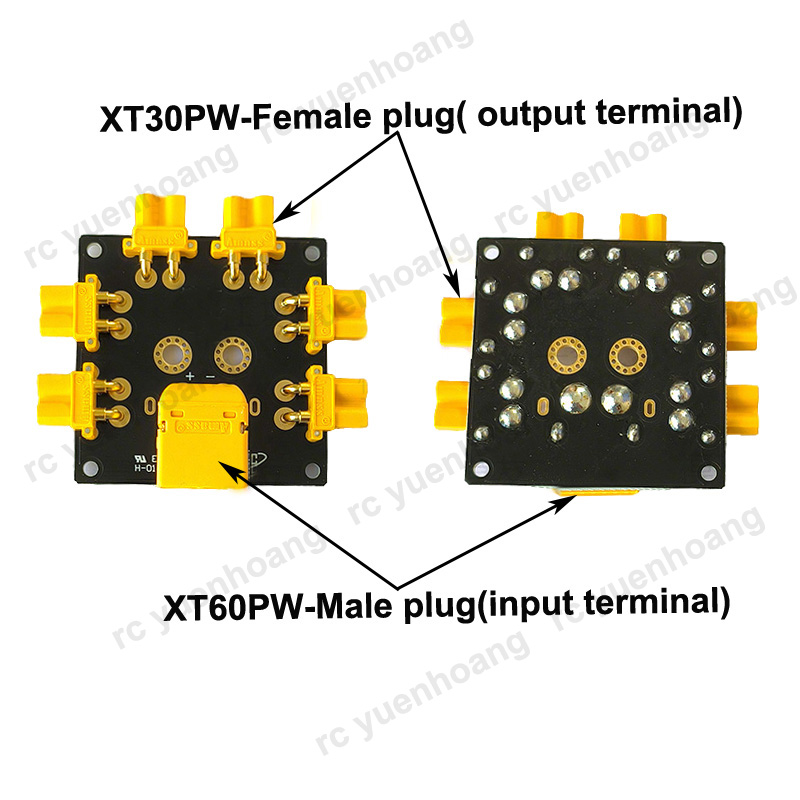 1PCS XT30PW-Female Power Distr - Drone Battery Parallel Board avaliação e preço