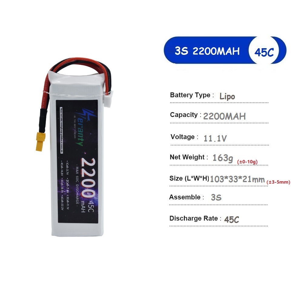 11.1V LiPo Battery 3S 1500mah  - Drone Battery 3S avaliação e preço